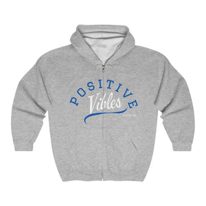 Positive Vibes Full Zip Hooded Sweatshirt