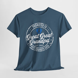 Great Grandpa Heavy Cotton Tee - Perfect Gift for New Grandparents