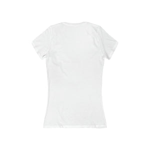 Couture Jersey Short Sleeve Deep V-Neck Tee