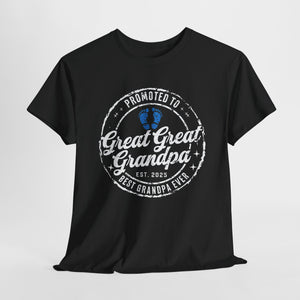 Great Grandpa Heavy Cotton Tee - Perfect Gift for New Grandparents