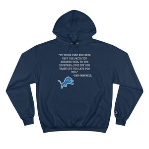 Stay Off Our Train Champion Hoodie