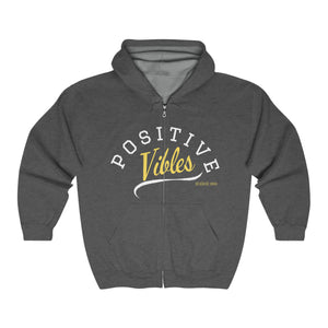 Positive Vibes Full Zip Hooded Sweatshirt