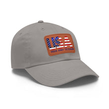 Load image into Gallery viewer, USA VET Hat with Leather Patch (Rectangle)
