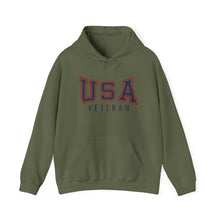 Load image into Gallery viewer, USA VETERAN Heavy Blend™ Hooded Sweatshirt
