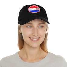 Load image into Gallery viewer, Kamalazoo Dad Hat with Leather Patch (Round)
