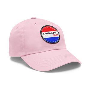 Kamalazoo Dad Hat with Leather Patch (Round)