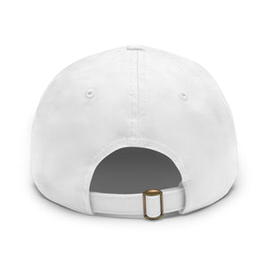 Harris/Walz Dad Hat with Leather Patch (Round)