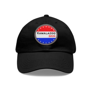 Kamalazoo Dad Hat with Leather Patch (Round)