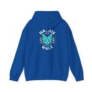 Harris/Walz Cat Hooded Sweatshirt