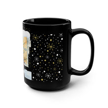 Load image into Gallery viewer, Santa Black Mug, 15oz
