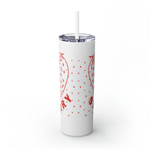 Load image into Gallery viewer, Strawberry Skinny Tumbler with Straw, 20oz
