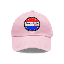 Load image into Gallery viewer, Kamalazoo Dad Hat with Leather Patch (Round)
