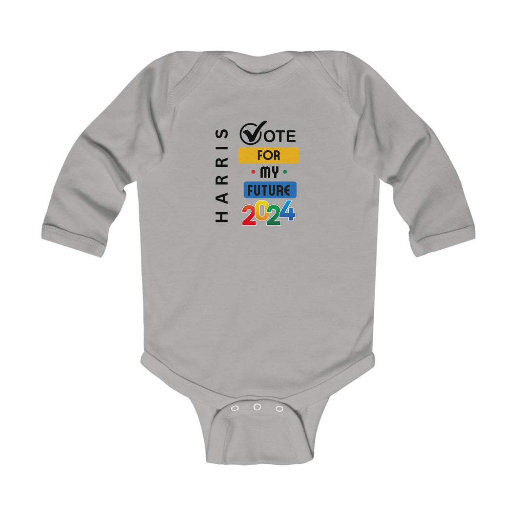 Vote For My Future Infant Long Sleeve Bodysuit