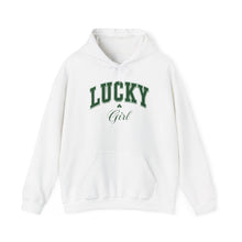 Load image into Gallery viewer, St. Patrick&#39;s Day Lucky Girl Hoodie
