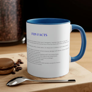 Michigan Fun Facts Coffee Mug, 11oz