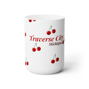 Traverse City, MI Ceramic Mug 15oz