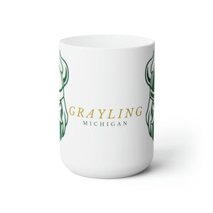 Grayling, MI Ceramic Mug 15oz